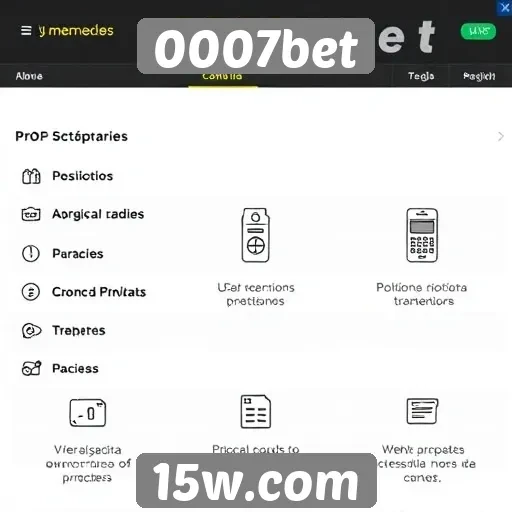 Características principais do site 0007bet